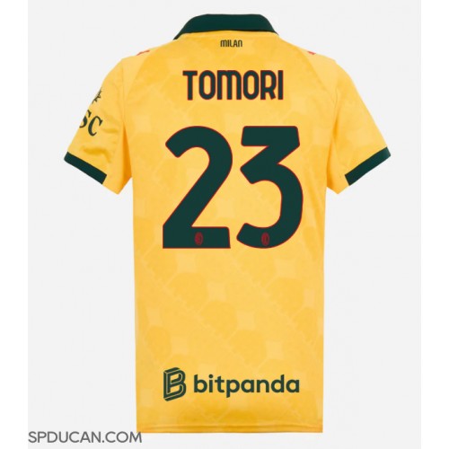 Zenski Nogometni Dres AC Milan Fikayo Tomori #23 Rezervni 2025-26 Kratak Rukav